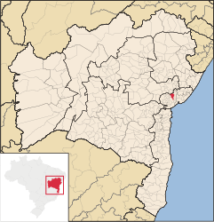 Cachoeira – Mappa