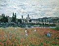 Claude Monet, Poppies near Vétheuil, 1879