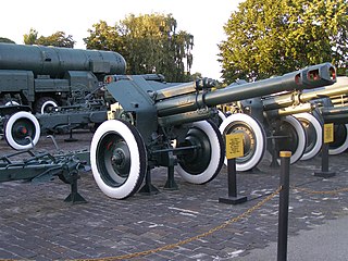 <span class="mw-page-title-main">152 mm howitzer M1943 (D-1)</span> Field howitzer