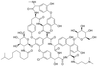 <span class="mw-page-title-main">Dalbavancin</span> Antibiotic used to treat MRSA