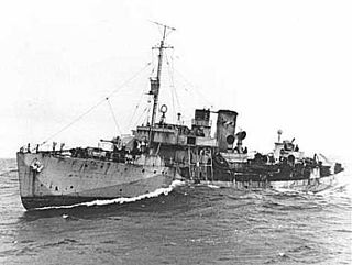 HMCS <i>Arvida</i> Flower-class corvette