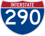 Interstate 290 marker