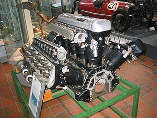 <span class="mw-page-title-main">W12 engine</span> Piston engine with 12 cylinders in W configuration