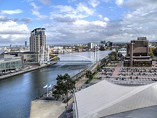 <span class="mw-page-title-main">Salford Quays lift bridge</span> Bridge