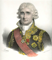 Deutsch: Jean-Jacques-Régis de Cambacérès, duc de Parme, Lithographie von Delpech, nach einem Portrait von Nicolas Eustache Maurin, Paris um 1830 (nachkoloriert). English: Jean-Jacques-Régis de Cambacérès, duc de Parme (1753-1824). Lithograph by Delpech, published in Paris circa 1830 (the hand coloring is modern). Français : Jean-Jacques-Régis de Cambacérès, duc de Parme (1753-1824). Lithographie de Delpech, publié à Paris vers 1830 (la part de coloration est moderne).