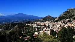 Skyline of Taormina