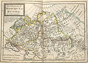 «Володіння Московії або ж Росії». Карта зі збірки Германа Молла «Twenty four new and accurate maps of the several parts of Europe». Лондон, 1715?