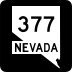 State Route 377 marker