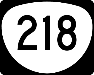 <span class="mw-page-title-main">Oregon Route 218</span> Highway in Oregon