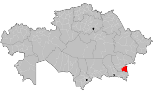 <span class="mw-page-title-main">Panfilov District, Kazakhstan</span> District in Jetisu Region, Kazakhstan