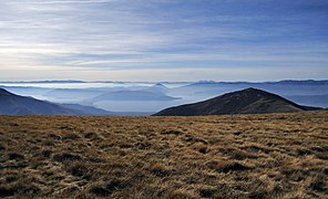 Pogled kon Prespansko Ezero od Baba planina