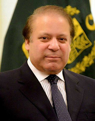 <span class="mw-page-title-main">Nawaz Sharif</span> Former Pakistani Prime Minister (born 1949)