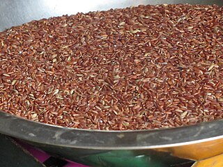 <span class="mw-page-title-main">Red rice</span> Rice that is naturally a red color