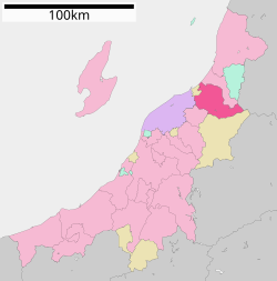 Kedudukan Shibata di wilayah Niigata