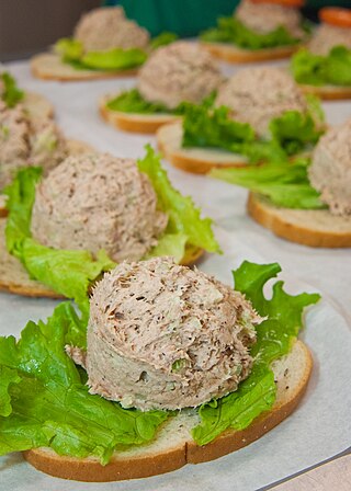 <span class="mw-page-title-main">Tuna salad</span> Salad