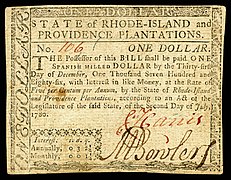 US-Colonial (RI-282)-Rhode Island-2 Jul 1780 OBV