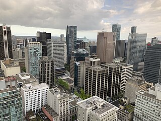 <span class="mw-page-title-main">Downtown Vancouver</span> Neighbourhood of Vancouver in British Columbia, Canada