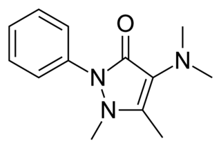 <span class="mw-page-title-main">Aminophenazone</span> Non-narcotic analgesic drug