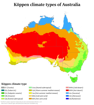 <span class="mw-page-title-main">Climate of Australia</span>