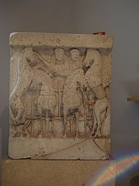 Tempio Y Demetra e Kore su quadriga