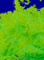 Location of Saale in Germany