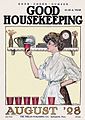 August 1908 cover of Good Housekeeping magazine