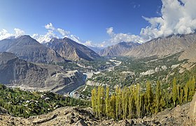 Hunza Valley, view from Eagle's Nest