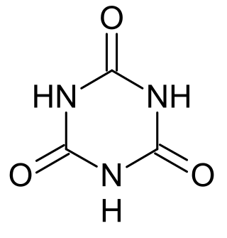 <span class="mw-page-title-main">Cyanuric acid</span> Chemical compound belonging to the class of triazine