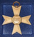 War Merit Cross 2nd Class back