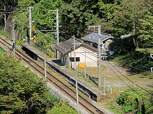 車站遠景（2022年10月）