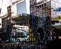 Image 13Stage view of the Live Aid concert at Philadelphia's JFK Stadium in the United States in 1985. The concert was a major global international effort by musicians and activists to sponsor action to send aid to the people of Ethiopia who were suffering from a major famine. (from Portal:1980s/General images)