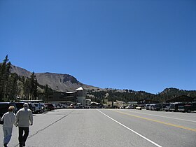 Cable car station in Mammoth Lakes