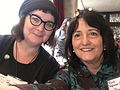 Penny Richards & Rosie Stephenson-Goodknight at Wikipedia Day LA 2017