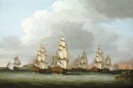 Destruction of the American Fleet at Penobscot Bay (1779)