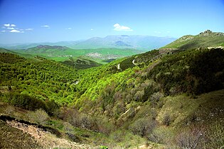 Northern Lori as seen from the Pushkin mountain pass