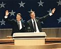 Reagan and Bush at the Republican National Convention, 23 August