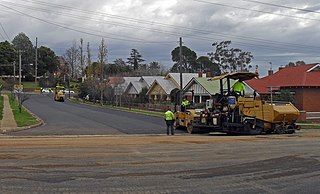 <span class="mw-page-title-main">Road surface</span> Road covered with durable surface material