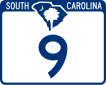 South Carolina state route marker