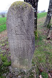 Réplique de la statue-menhir de la Coste