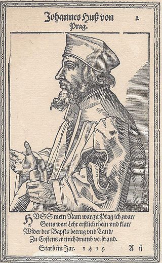 <span class="mw-page-title-main">Jan Hus</span> Czech theologian and philosopher (c. 1370–1415)