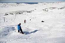 Ski ranges in Tasmania, displaying the various climates and views across the country. Summit run.jpg