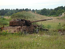 T-72 der ehemaligen NVA als Hartziel in Bergen