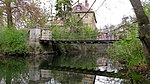 Hängebrücke über die Ilm in Weimar, 2012