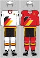 (West Germany) 1988 Olympic jerseys