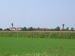 Skyline of Bellinzago Lombardo