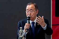 Ban Ki-Moon speaking at the Empowerment of Women and Youth event - 2018 (42469754820)