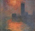 Claude Monet: Le Parlement, coucher de soleil, 1904