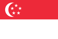 Singapores flagga