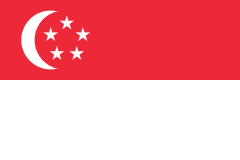 Flaga Singapuru