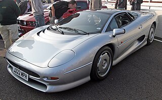 <span class="mw-page-title-main">Jaguar XJ220</span> Mid-engine sports car manufactured by Jaguar